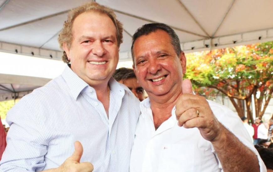 Governador Mauro Carlesse e o deputado estadual Toinho Andrade