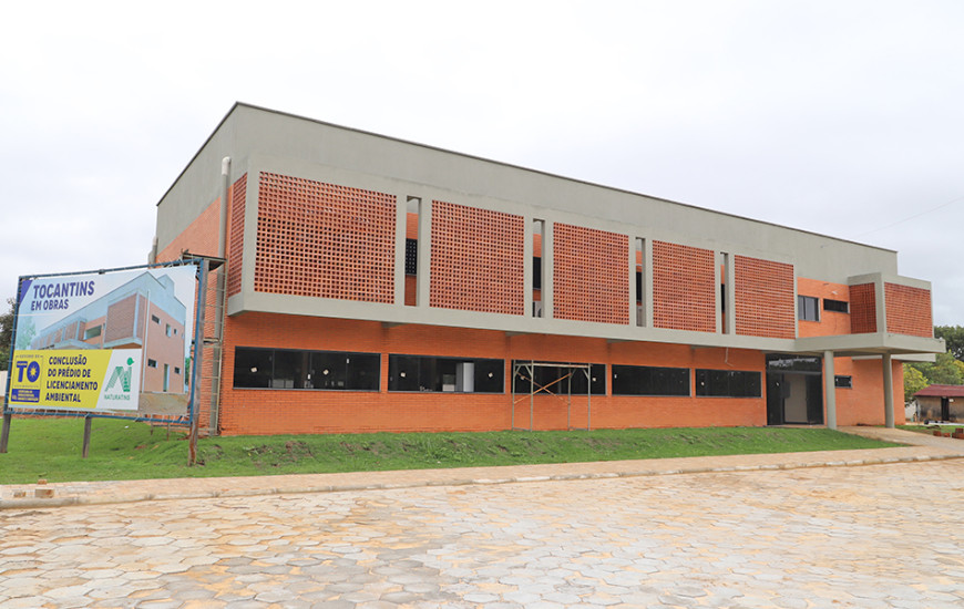 A nova estrutura física, localizada à frente da sede do órgão, em Palmas
