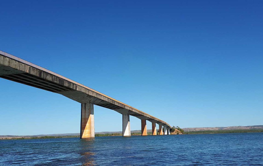 Ponte foi construída em 1970