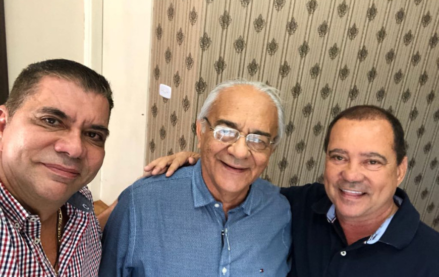 Amastha visitou o ex-governador e prefeito de Paraíso, Moisés Avelino (MDB)