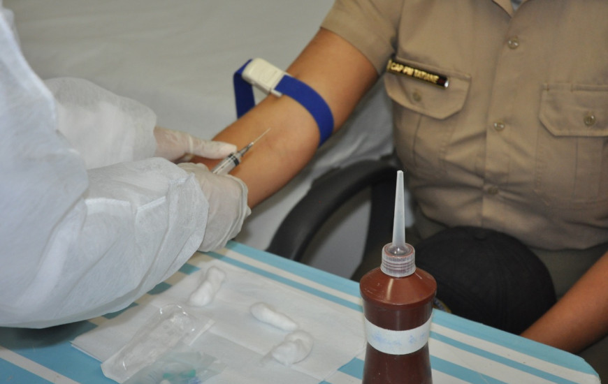 Fundação Pró-Tocantins doou insumos para a coleta de sangue.