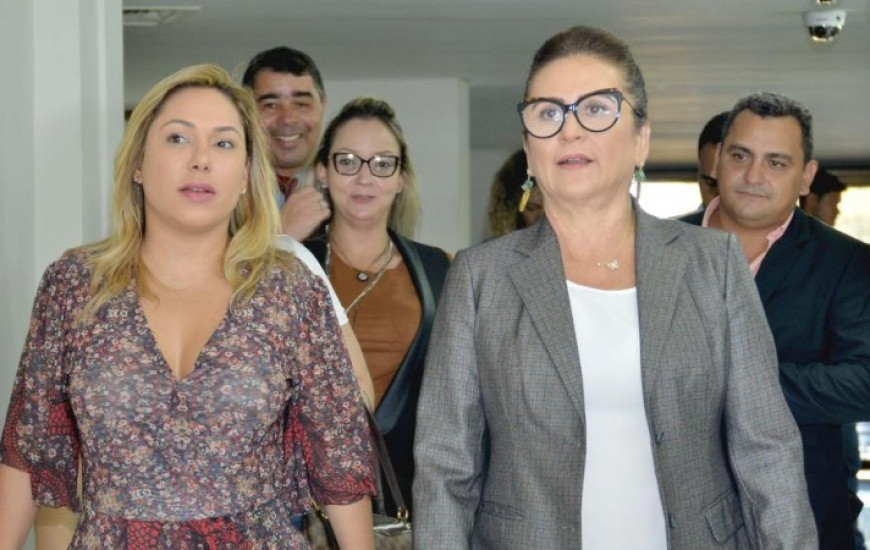 A presidente da Casa de Leis, Luana Ribeiro, recebeu a Senadora
