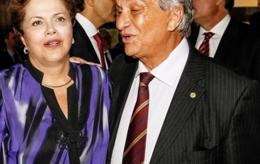 Presidenta Dilma e deputado Osvaldo Reis
