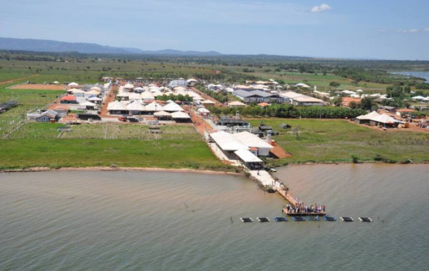 Feira vista do alto