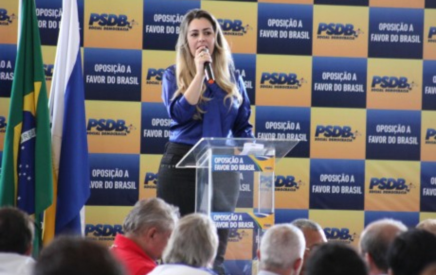 Cinthia Ribeiro é presidente da Coordenação do PSDB Mulher