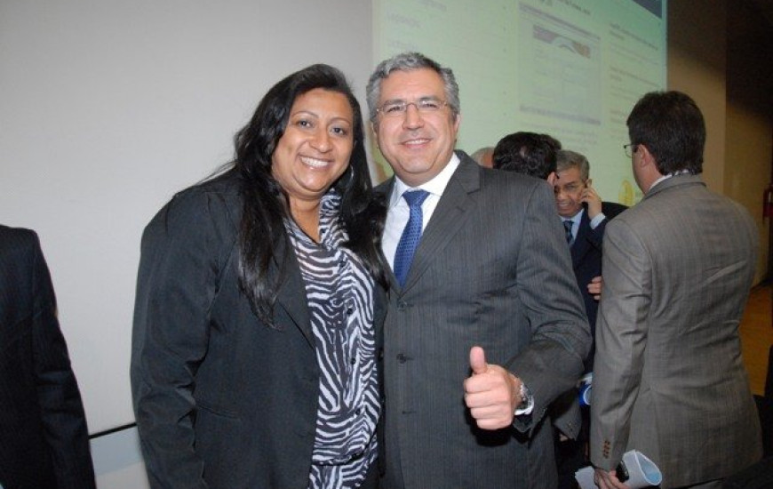 Roberta Castro e o Ministro Eliseu Padilha
