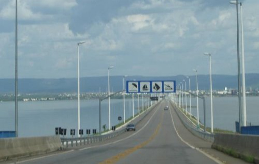Ponte FHC, entrada de Palmas.