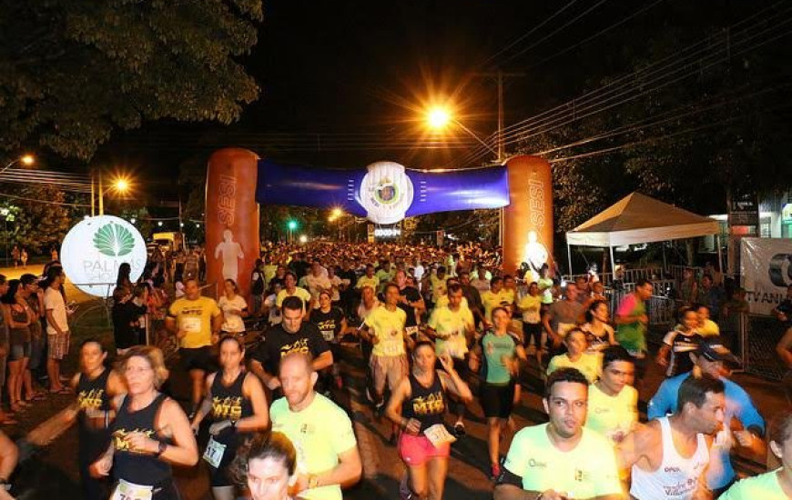 O percurso foi de cerca de 7 quilômetros