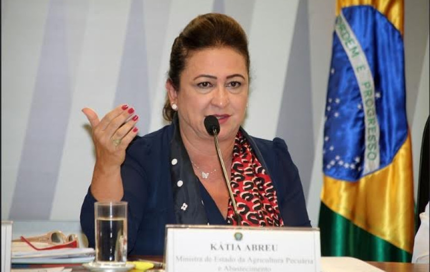 Ministra da Agricultura, Kátia Abreu