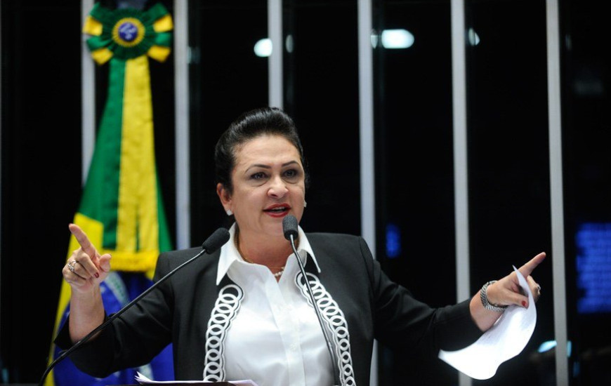 Kátia defende Dilma na Sessão do Impeachment