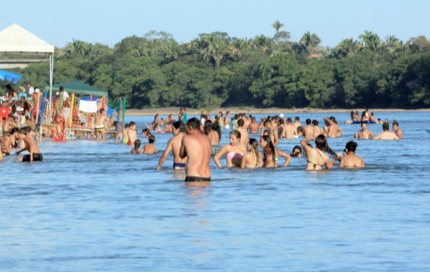 Praia Rio Sono: 100 mil turistas
