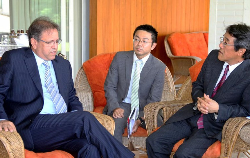 Marcelo Miranda e embaixador do Japão em Brasília