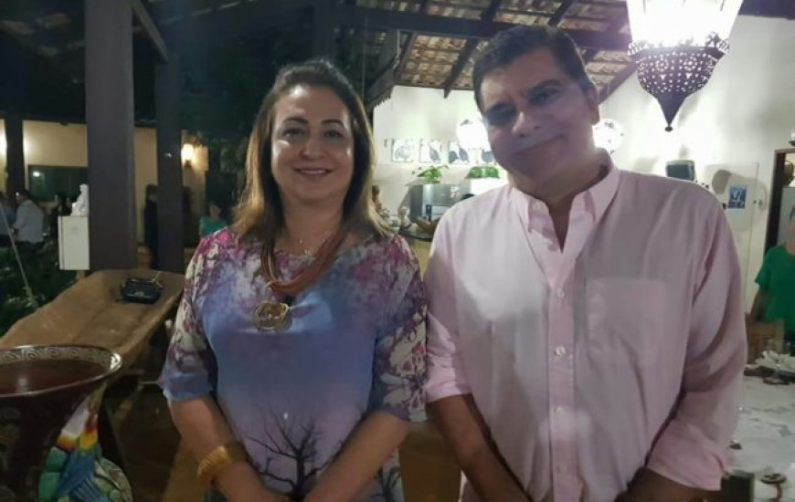 Amastha com a senadora Kátia Abreu 
