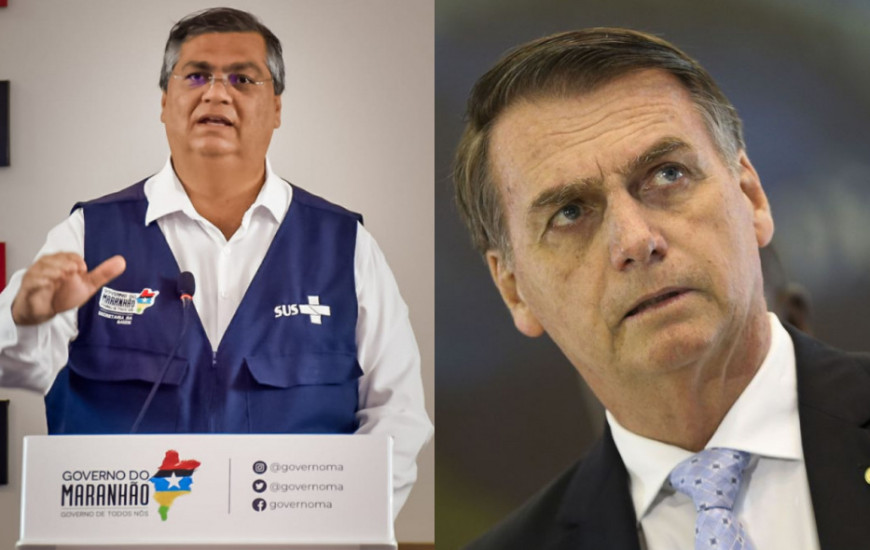 Governador do Maranhão, Flávio Dino/Presidente Jair Bolsonaro
