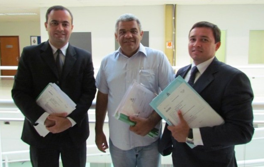 Assessores juridicos e presidente Carlos Augusto