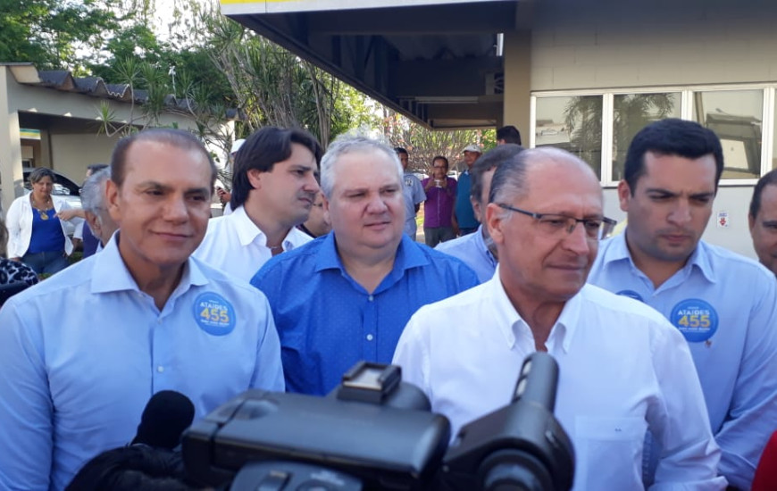 Alckmin desembarca em Gurupi e é recepcionado por políticos do Tocantins