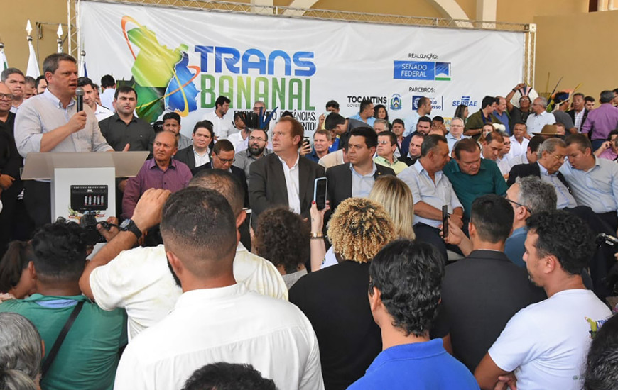 Ministro Tarcísio em agenda no Tocantins