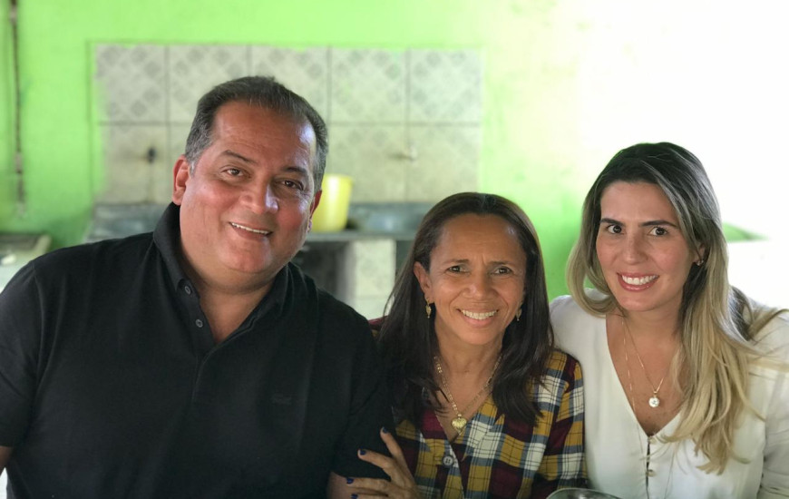 Eduardo Gomes, prefeita Martinha e Carla Gomes