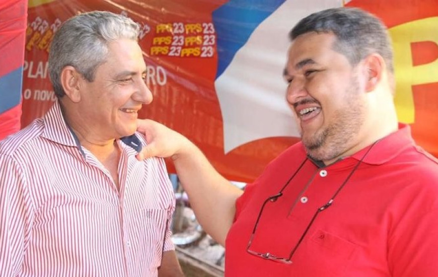 Prefeito Dotozim e vice-prefeito Leto Moura Leitão