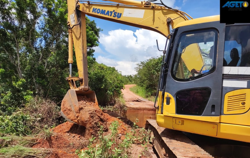 Serviços na cabeceira da ponte foram finalizados