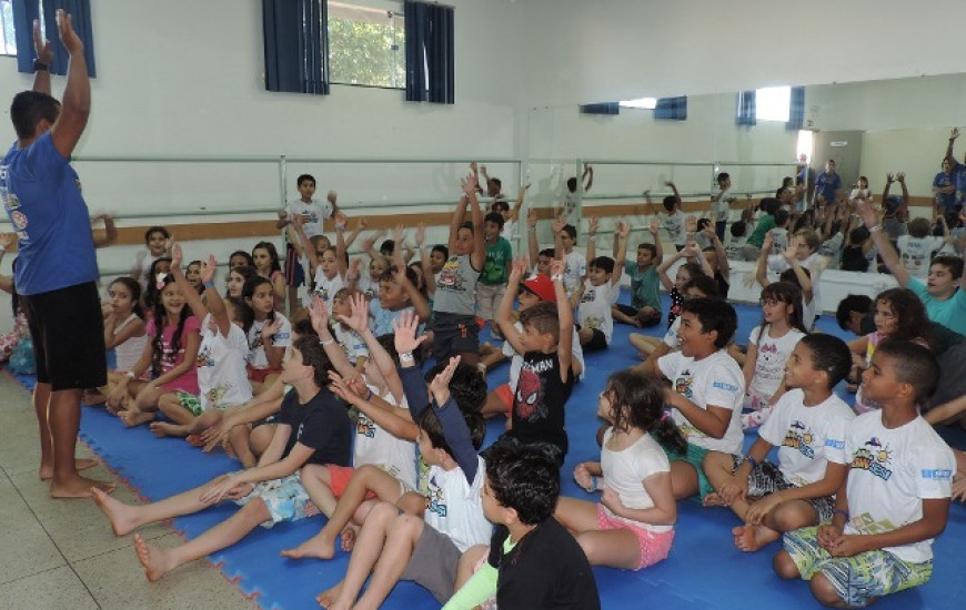 As atividades buscarão a interação entre as crianças 