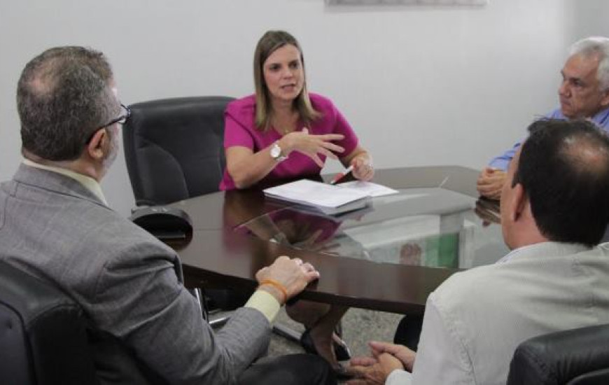 Vice-governadora recebeu representantes da Unicef 