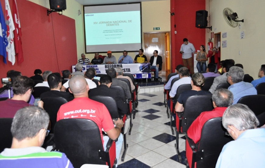 Evento reuniu centrais sindicais do Tocantins