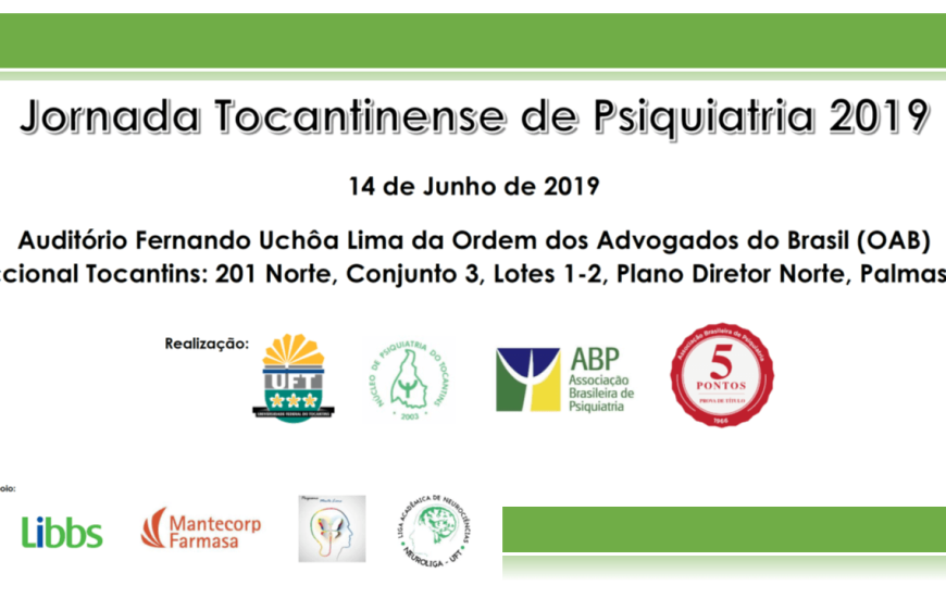 Jornada Tocantinense de Psiquiatria 2019