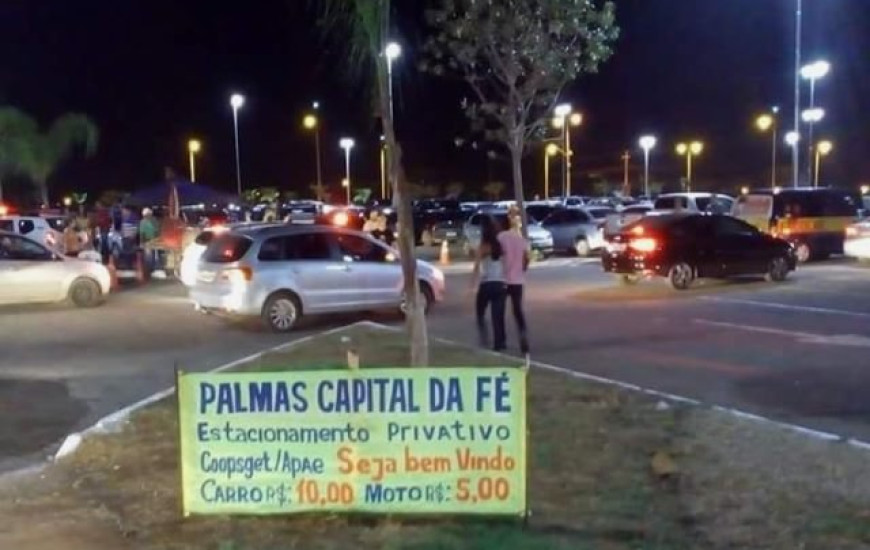 Estacionamento do Palmas Capital da Fé