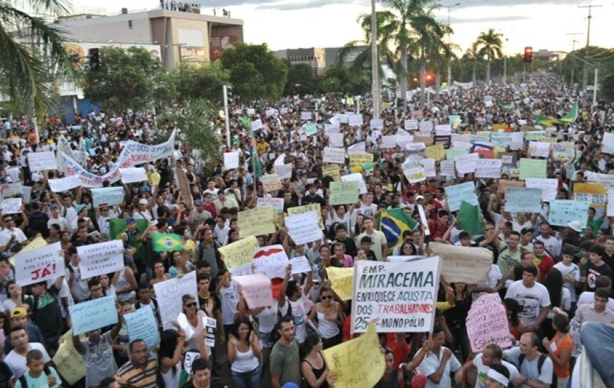 Manifestação em Palmas