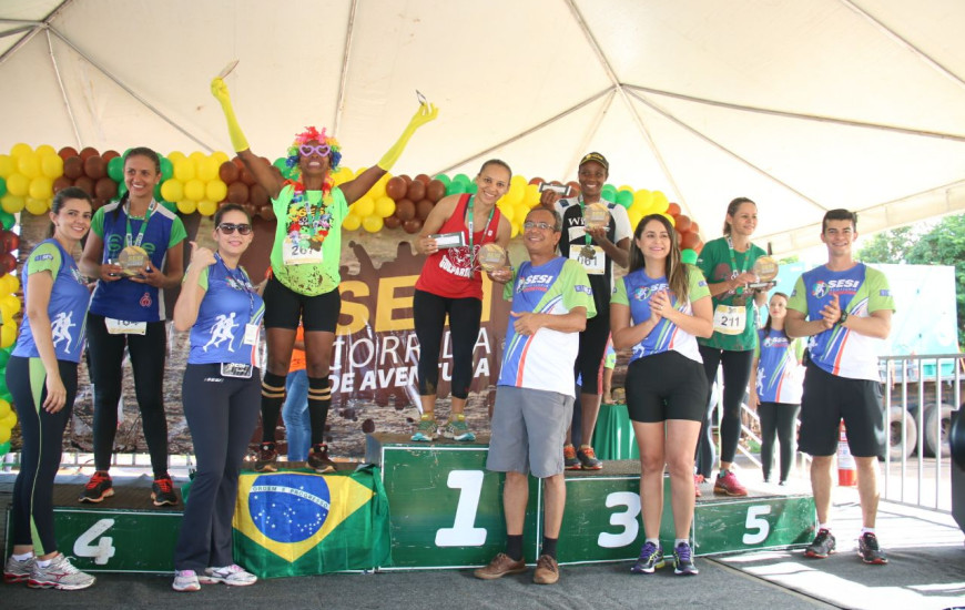 Atletas foram premiados na corrida