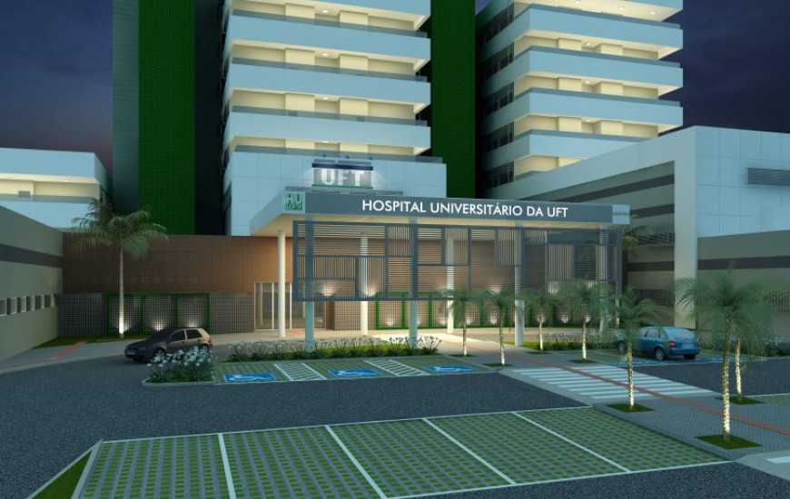 Este seria o projeto inicial do Hospital Universitário da UFT, em Palmas