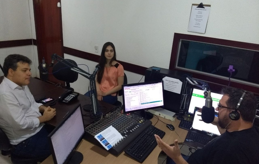 Candidato do Psol concedeu entrevista ao vivo para rádio de Guaraí