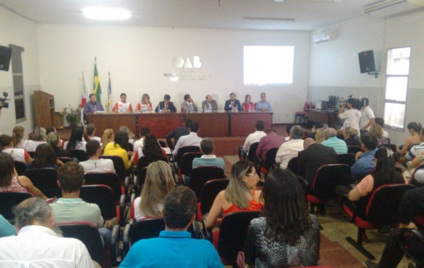 Reforma foi anunciada em reunião na OAB Araguaína