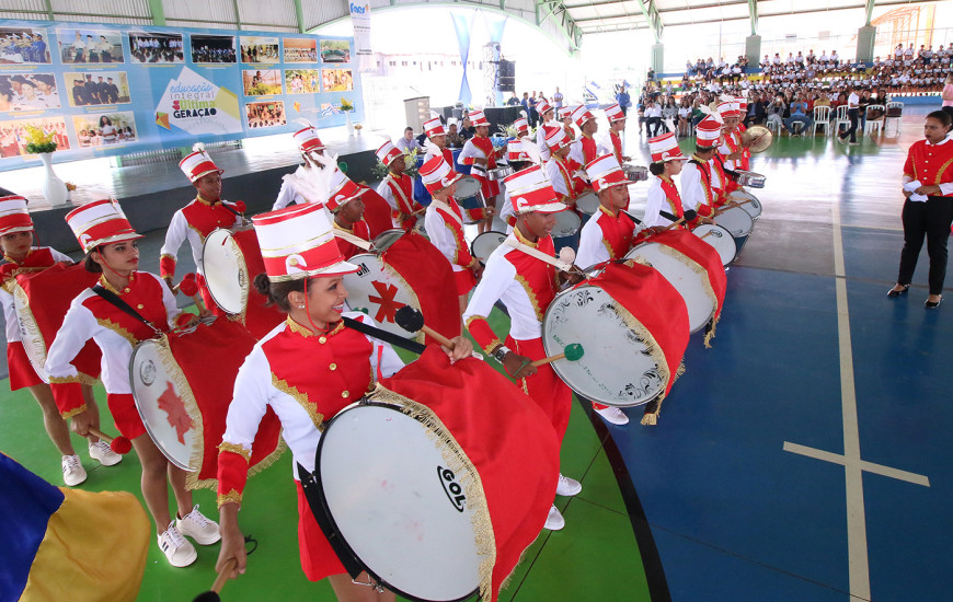 Fanfarra do Colégio Esportivo dos Bombeiros (Cemil) foi campeã infantil em 2017