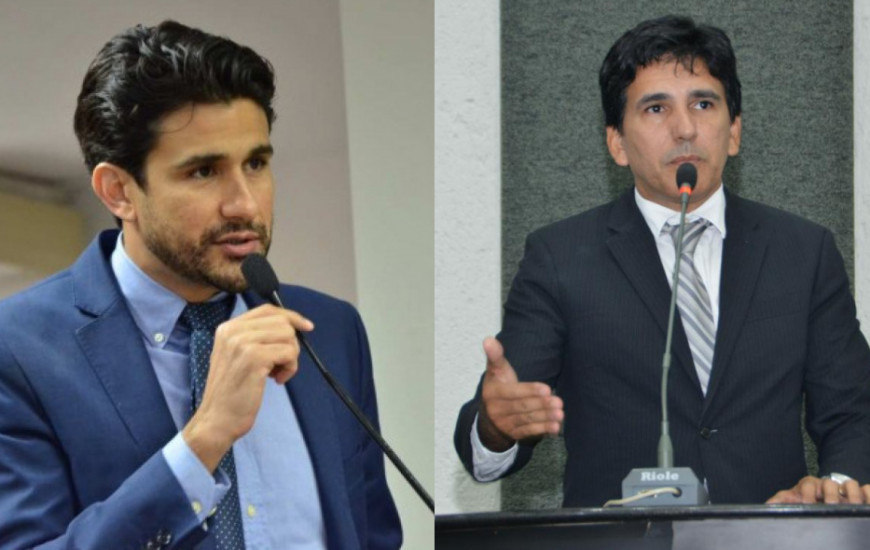 Candidatos a prefeito de Palmas, Tiago Andrino e Júnior Geo.
