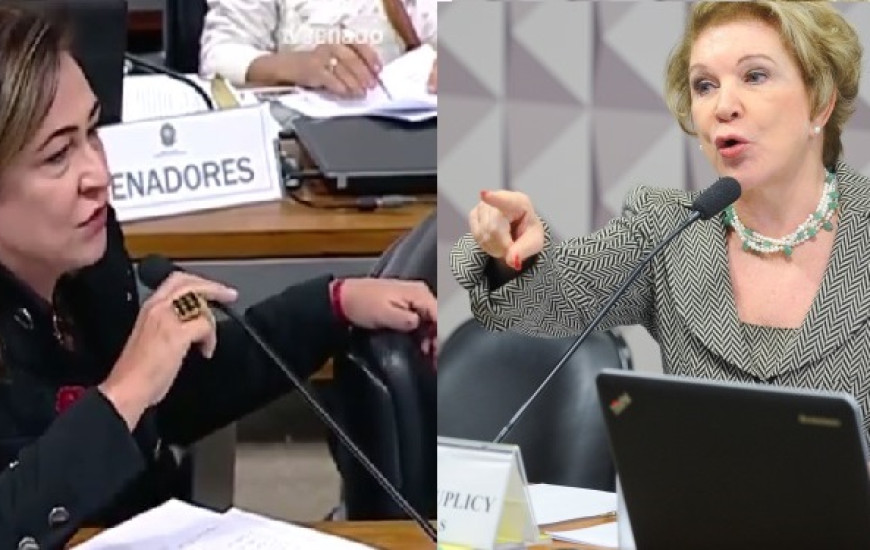 Kátia Abreu e Marta Suplicy travam discussão em comissão
