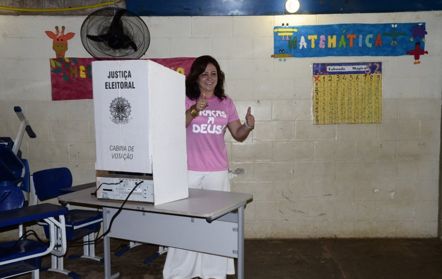 Senadora Kátia Abreu após votação