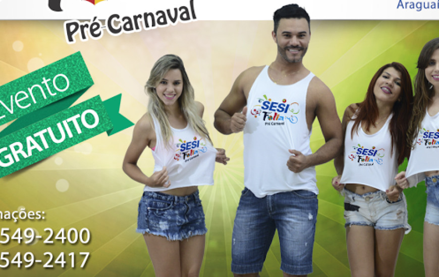 Sesi realiza pré-carnaval