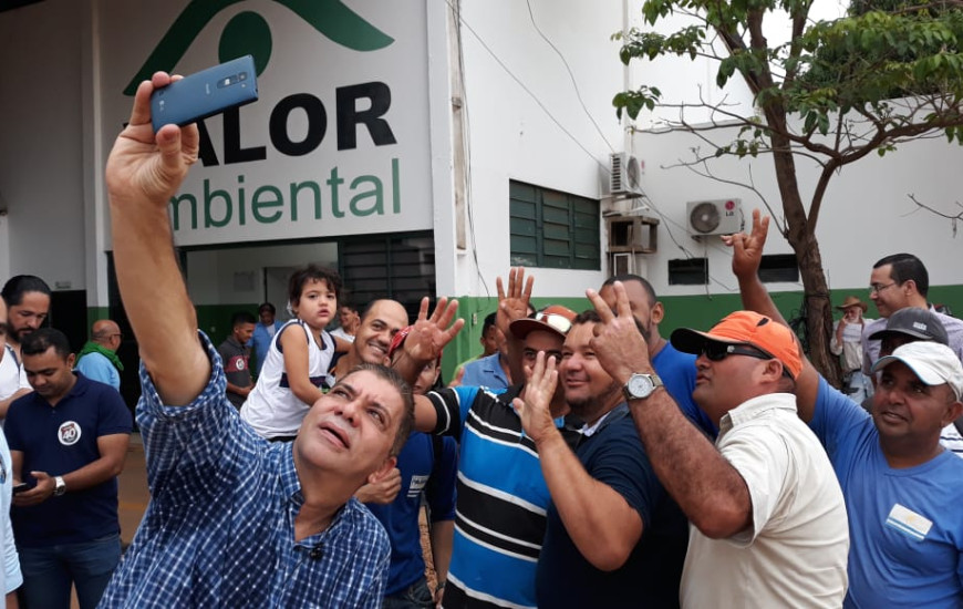 Amastha em visita a empresa em Palmas