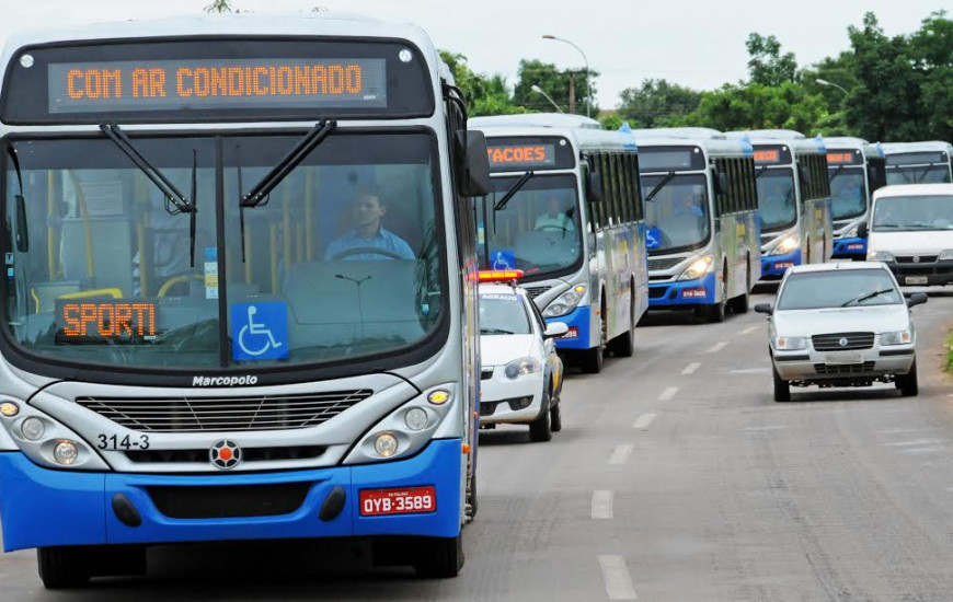 Ônibus climatizados em Palmas