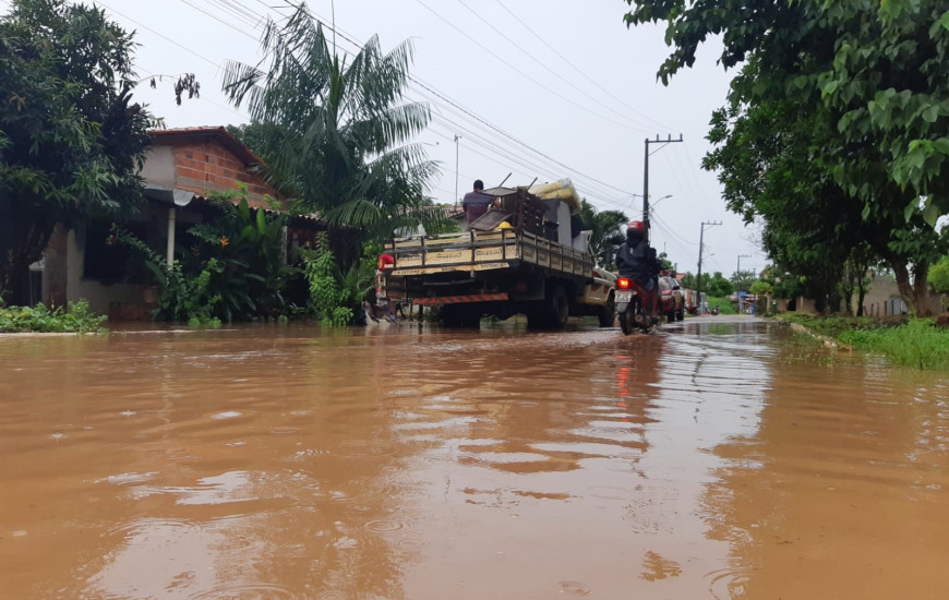 Enchente em São Miguel do Tocantins