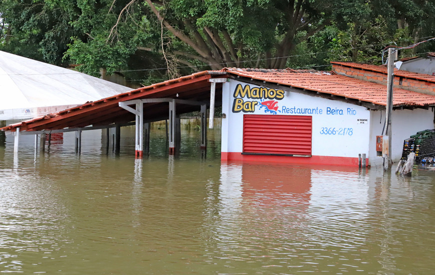 Enchente em Miracema.