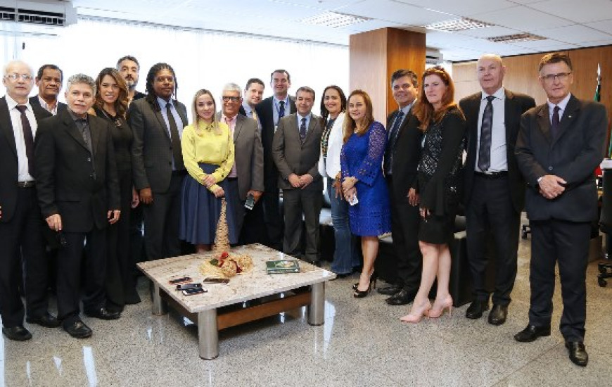 Secretários estiveram reunidos com o Ministro Ronald Nogueira nesta quarta-feira