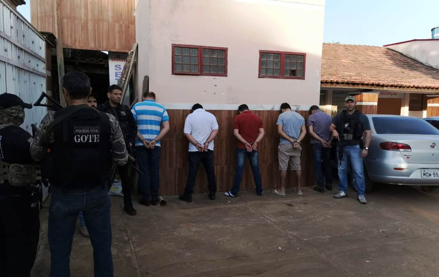 A operação da DEIC Palmas mobilizou mais de 30 policiais civis 
