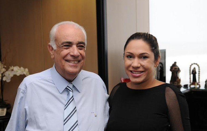 Deputada Luana Ribeiro e ministro Antônio Carlos