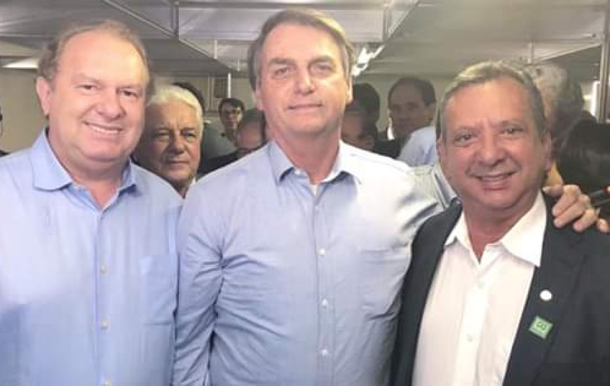 Carlesse, Bolsonaro e Antonio Andrade