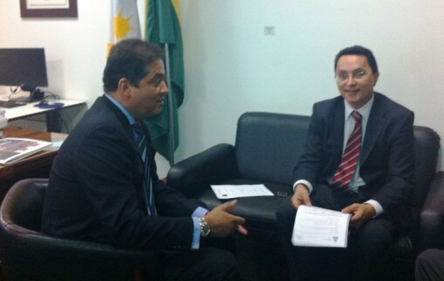 Gomes recebeu Danilo em Brasília