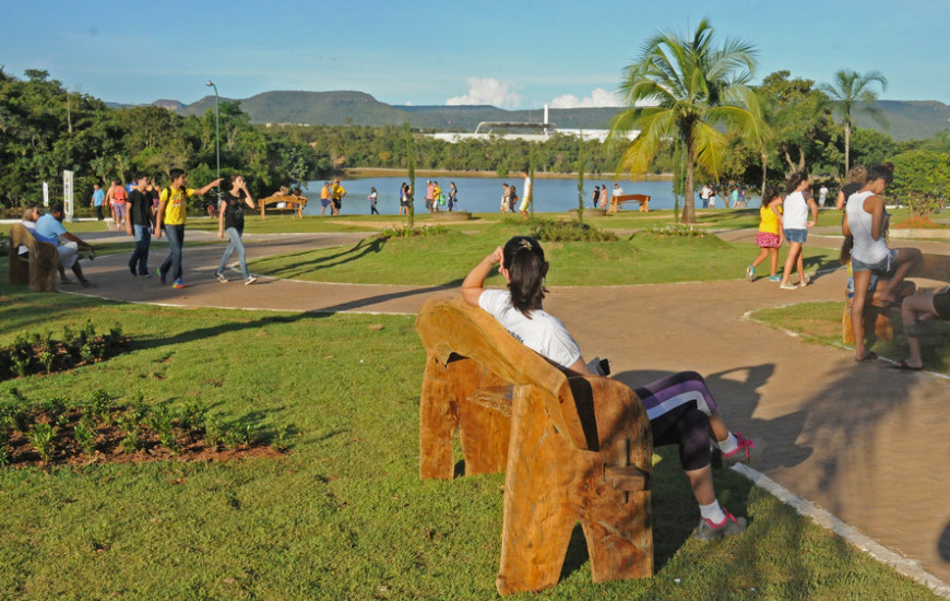 Público recebe atendimentos no Parque Cesamar