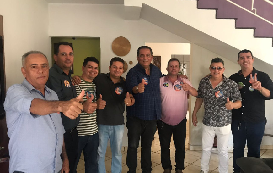 Candidato com vice e vereadores de Guaraí
